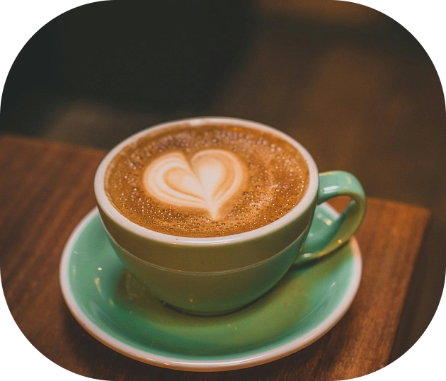 tasse de café verte